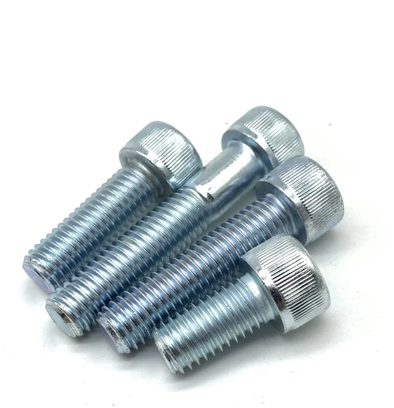 Zinc plated 8.8 grade socket bolt DIN 912 hex allen key bolt M8*25 M8*30