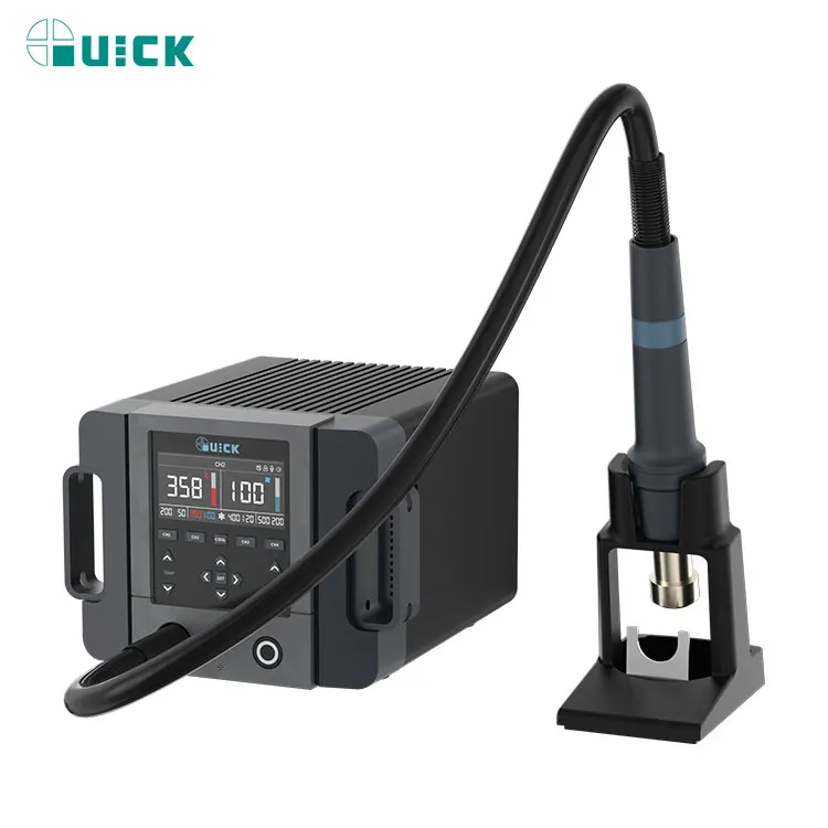 QUICK 861PRO Smart Hot Air Desoldering Staction For Mobile Phone Motherboard Ic Chip Level PCBA Repair Station