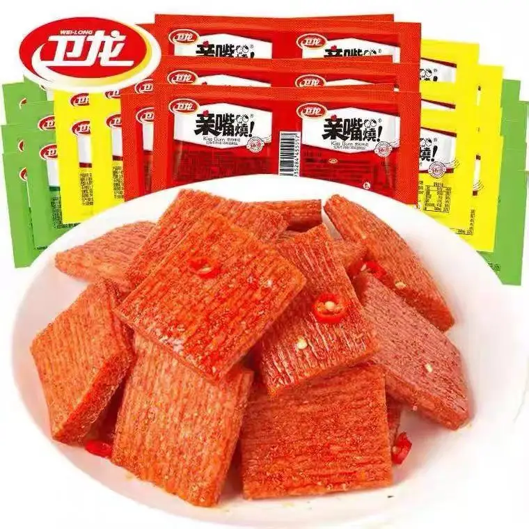 
Chinese market high quality snack agricultural food soy products spicy vegetarian sticks 