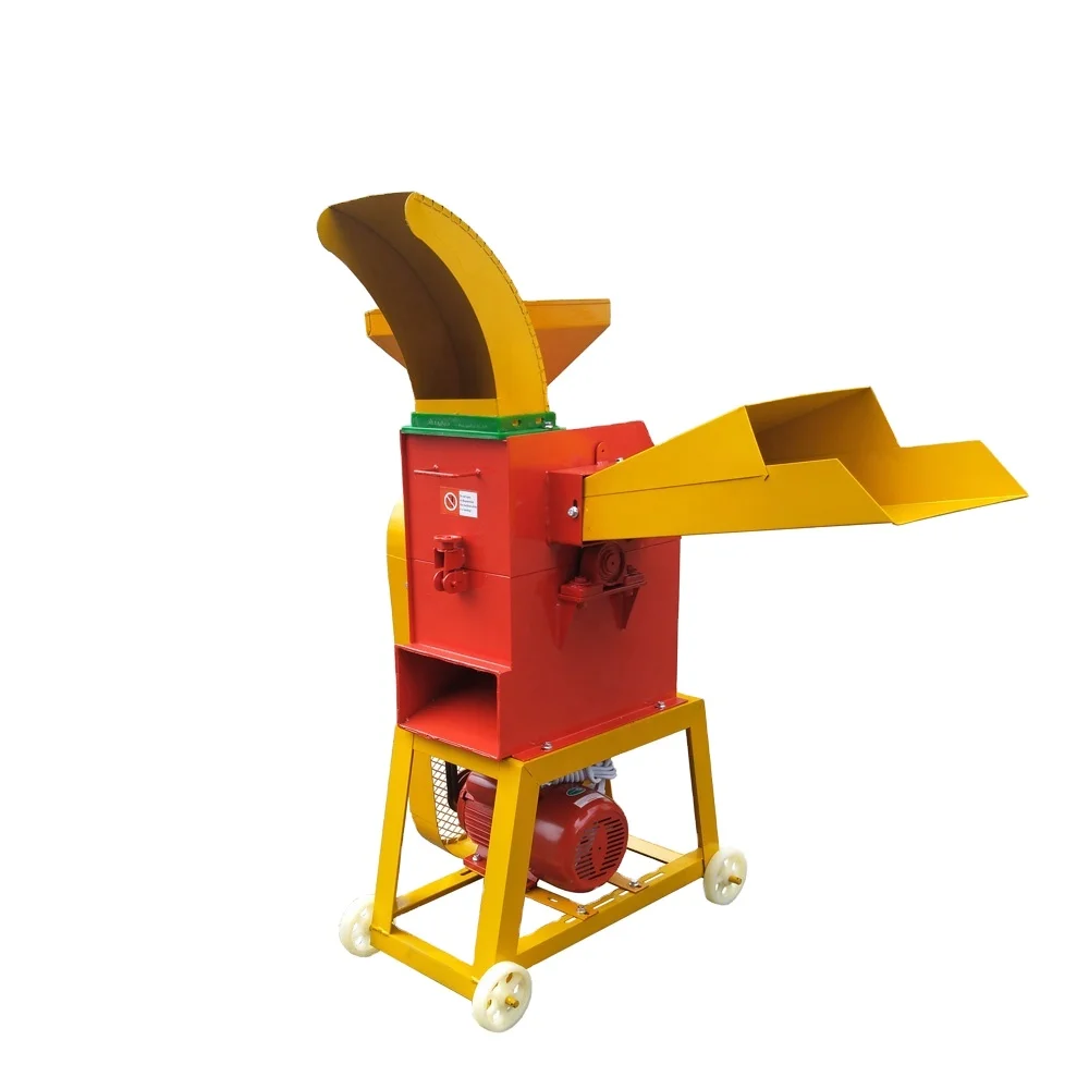 Cow feed mini chopper/straw chaff cutter/grain crusher grinder