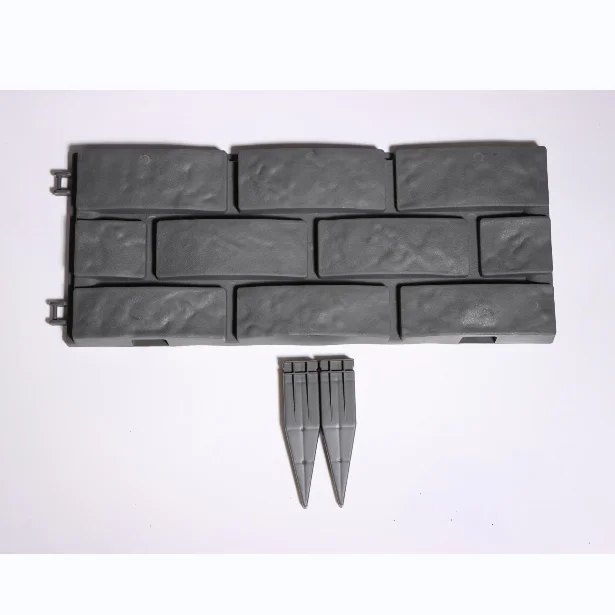 Garden Black Plastic Mini lawn fence Picket Rejas Para Balcones Modernos Decorative Fencing Panels