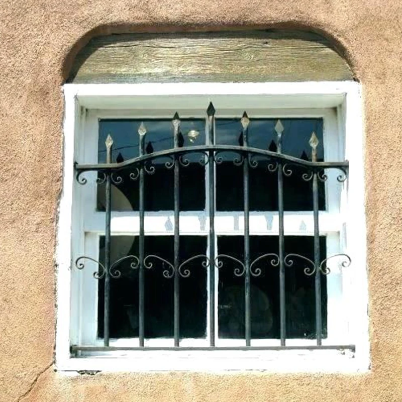 Европейский интерьер безопасности окна дом окна грили дизайн для раздвижных окон гриль OEM