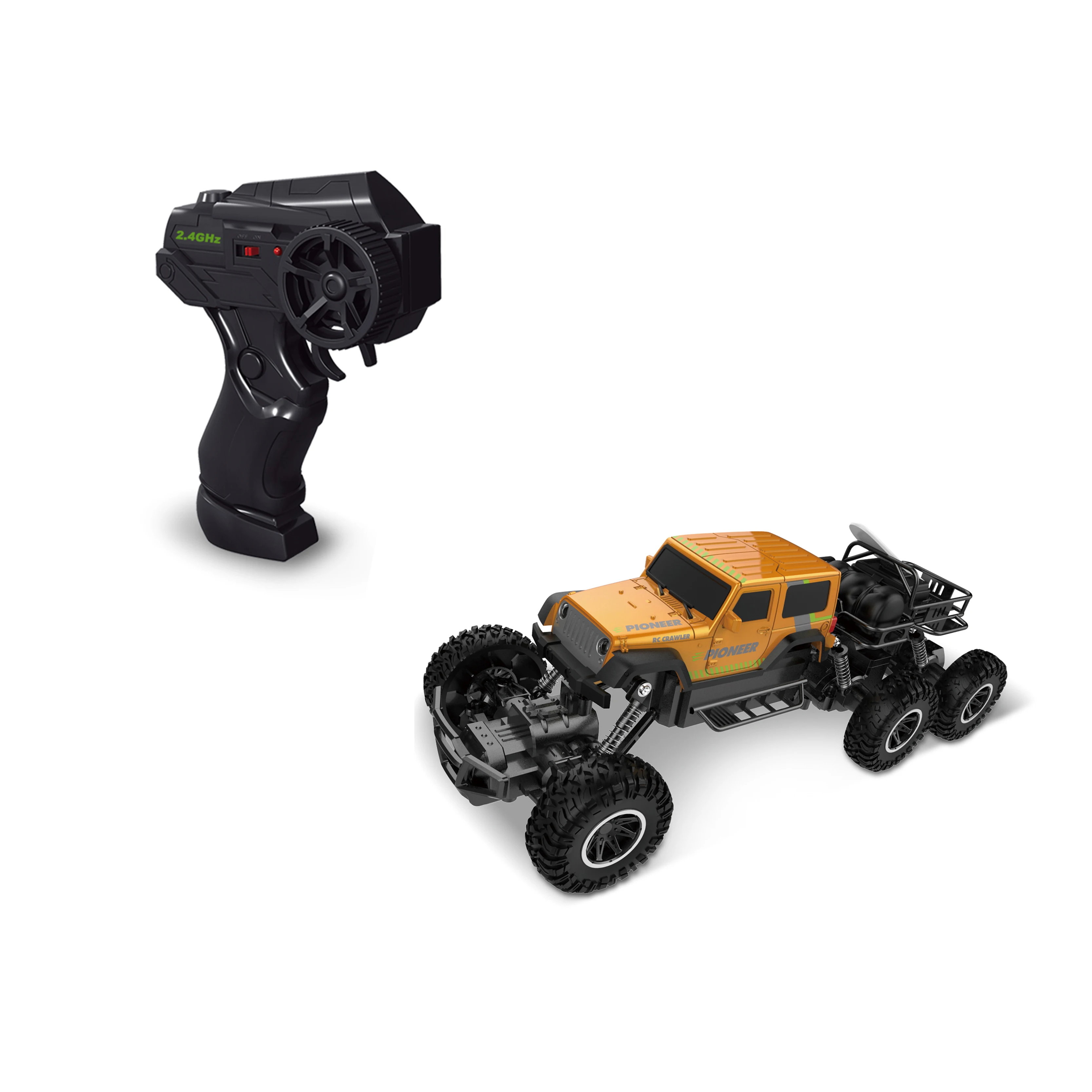 2.4G High Quality Radio Remote Control Charging Toys  Off-Road 2.4 Ghz Remote Control Six Wheeled Rc Car Outdoor