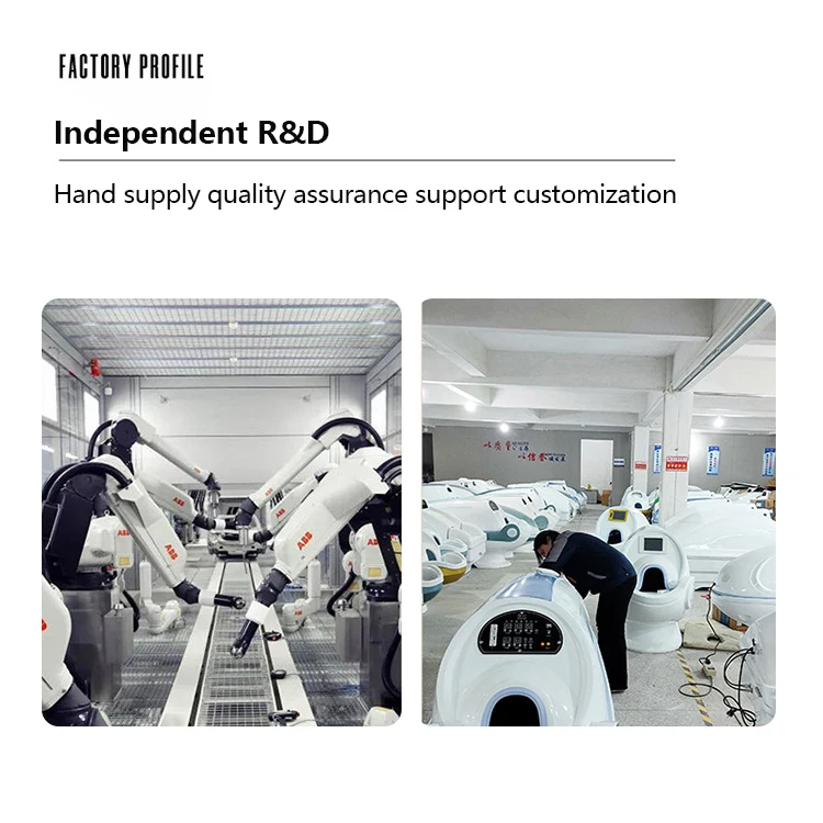 2024 New therapy hydro massage float tank Wet/Dry Steam Ozone   therapy machine spa capsule