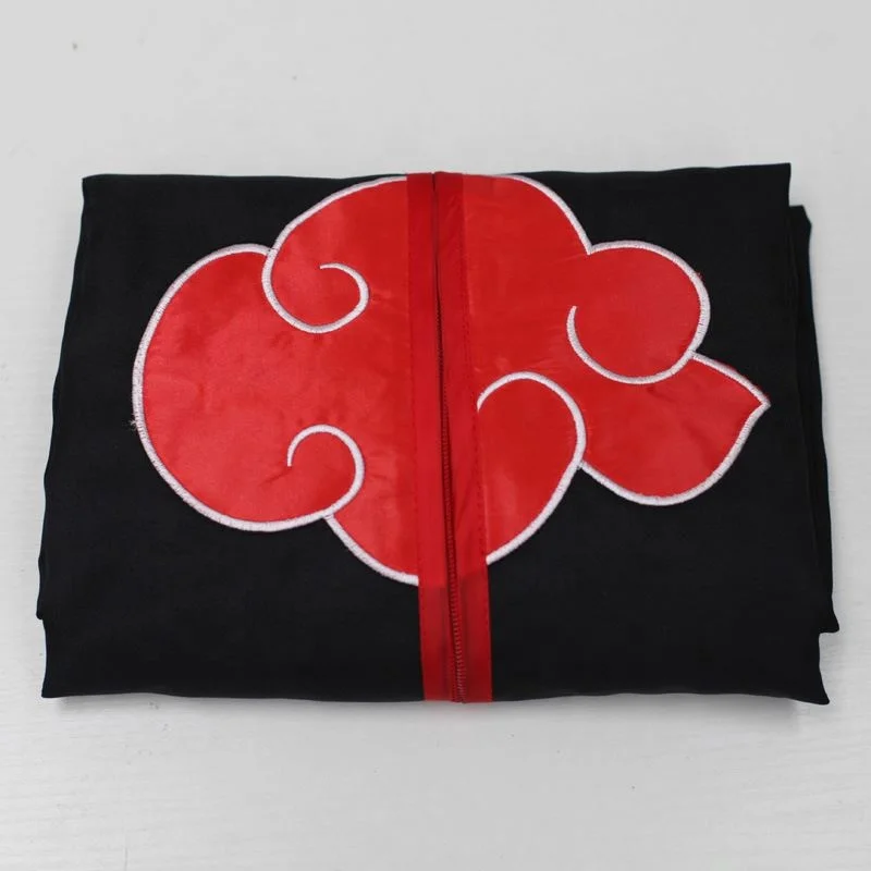 Japan anime cosplay jacket uchiha trench comics akatsuki ninj akatsuki costume windbreaker cape narut0 cloak for adults kids