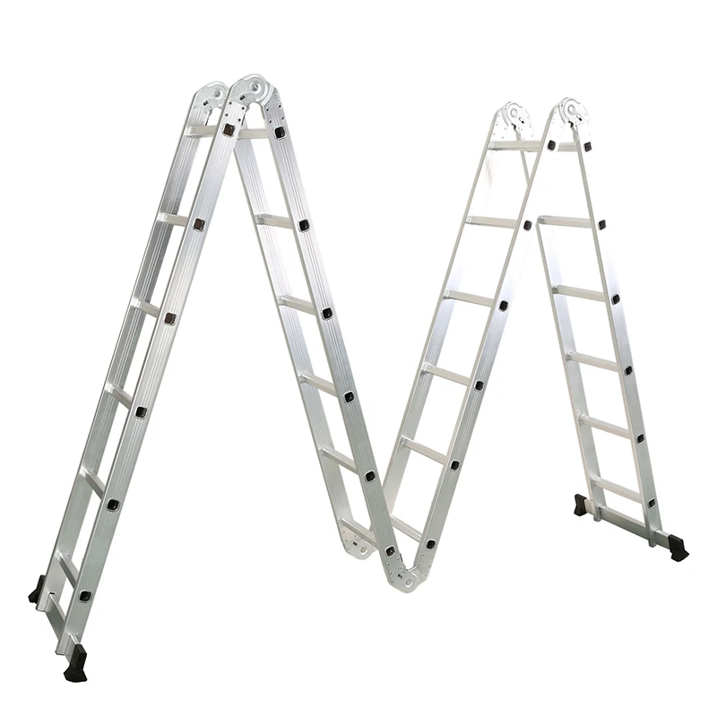 Алюминиевая Складная Многофункциональная лестница En131 4X6 250 фунтов 3 55 м