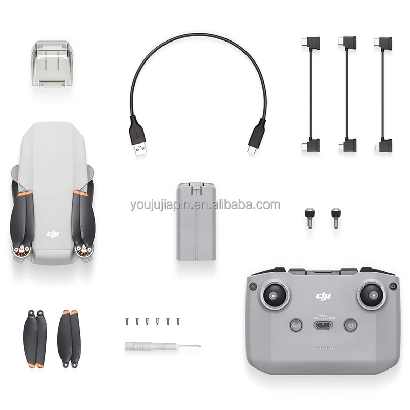  Оригинальный DJI Mavic Mini 2 fly more combo с камерой 4k время полета 31 мин цифровой зум 4x видео Трансмиссия 10