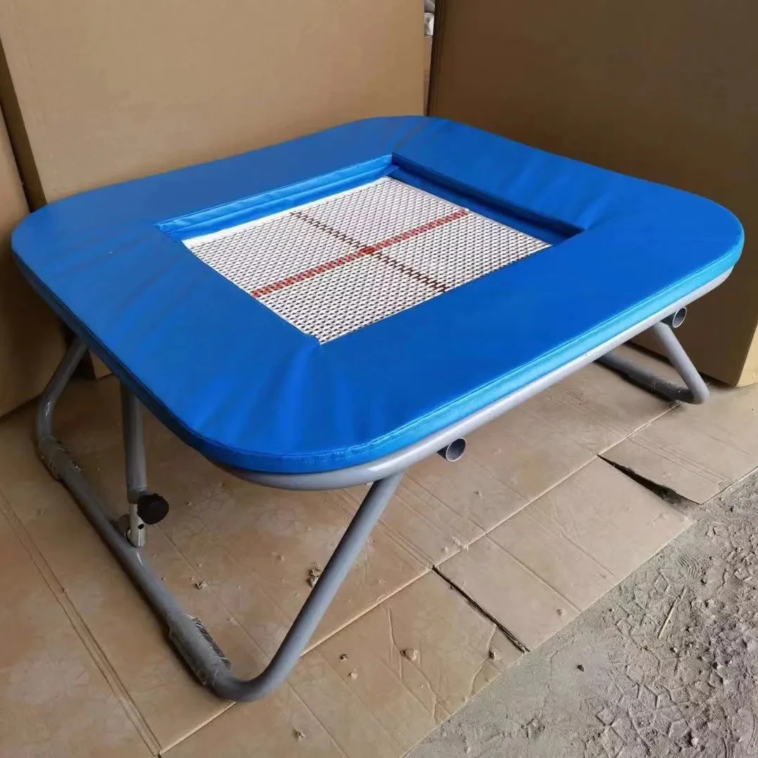 China Hot Sale commercial Children square gymnastic Mini Trampoline Foldable Square Trampoline For Sale