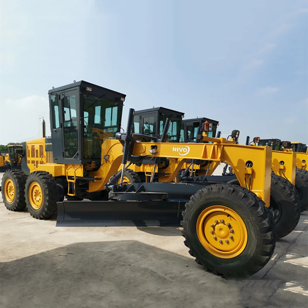 Миниатюрный автогрейдер SINOMACH GP120M 10 тонн CHANGLIN маленький мотор переднее лезвие и задний рыхлитель или