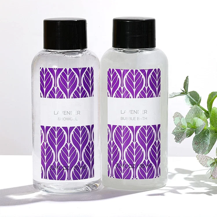 Lavender Bath Set H0ome Spa Set Includes Body Lotion Shower Gel Bubble Bath Hand Cream Travel Bag
