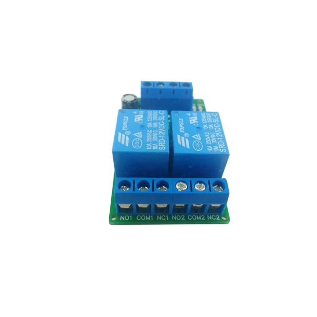N428E02 12V DC 2ch RS485 Modbus RTU Relay Module UART Serial Port Switch PLC Digital Output Expansion Board