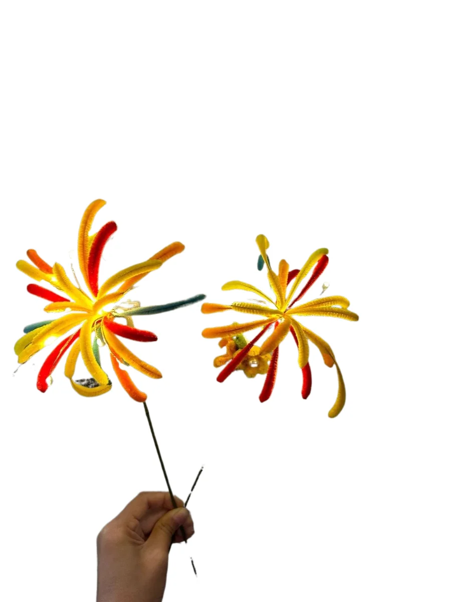 2408 wokada New Year simulation Twister stick fireworks handmade diy material bag homemade Dragon pendant gift for