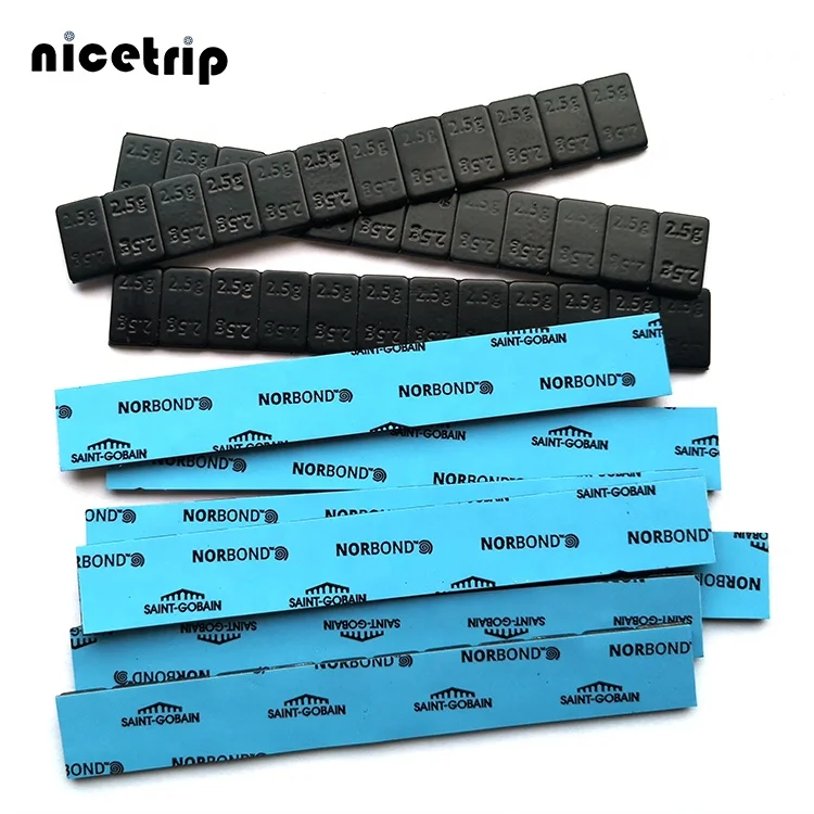 Wholesale Fe-Stick On Wheel Balance Weights 2.5G/Pcs Wheel Balance Weight Stick BLOCK ultrathinn 2.5g wheel weights