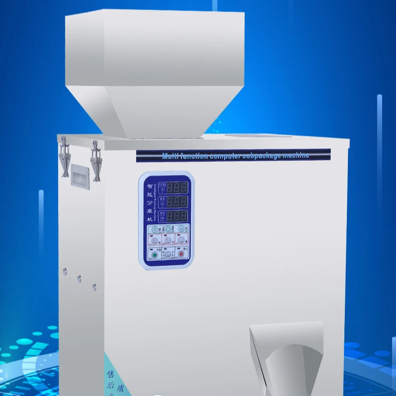 5g-500g Powder Filling Machine Automatic Bottle Bag Powder Filler Particle Weighing Filling Machine for Tea Seeds Grains