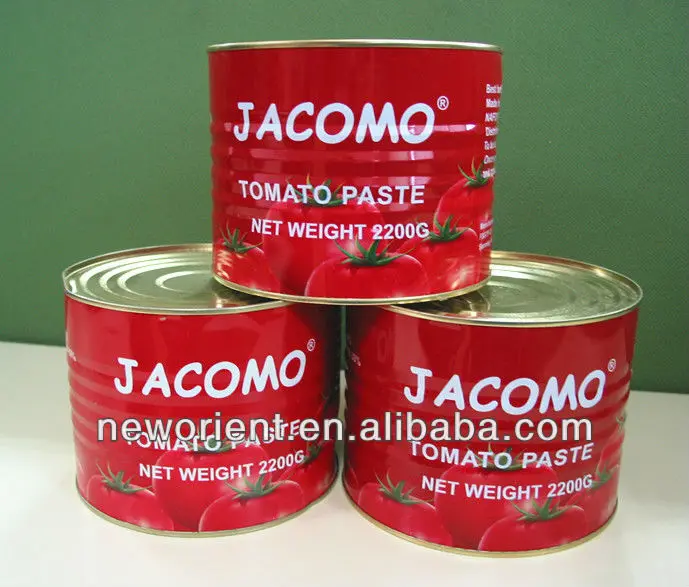 
china factory cheap price halal flavouring oem brand Canned Tomato Paste and canned Tomato 28% to 30% brix 
