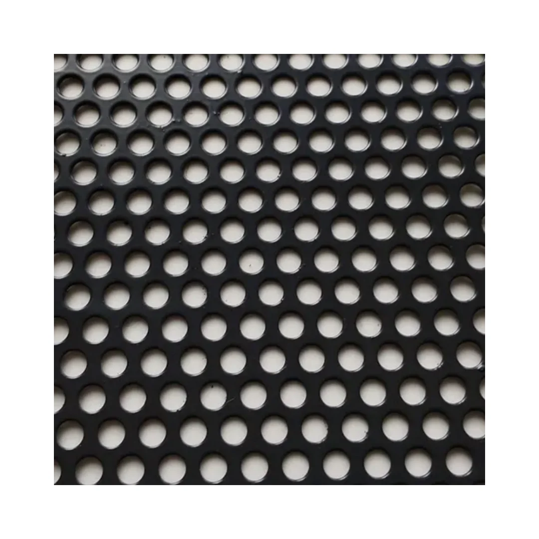 Honeycomb perforated Corten steel plate
