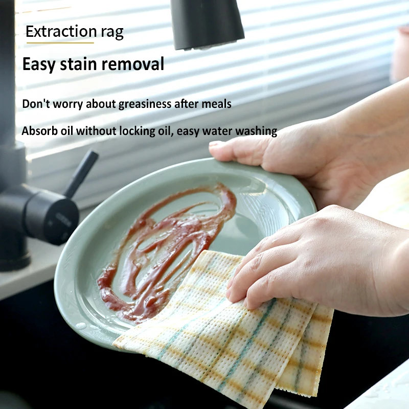 Kitchen Box Packed Disposable Non-woven Wash Towel Reusable Lazy Decimation Rag Cleaning Cloth