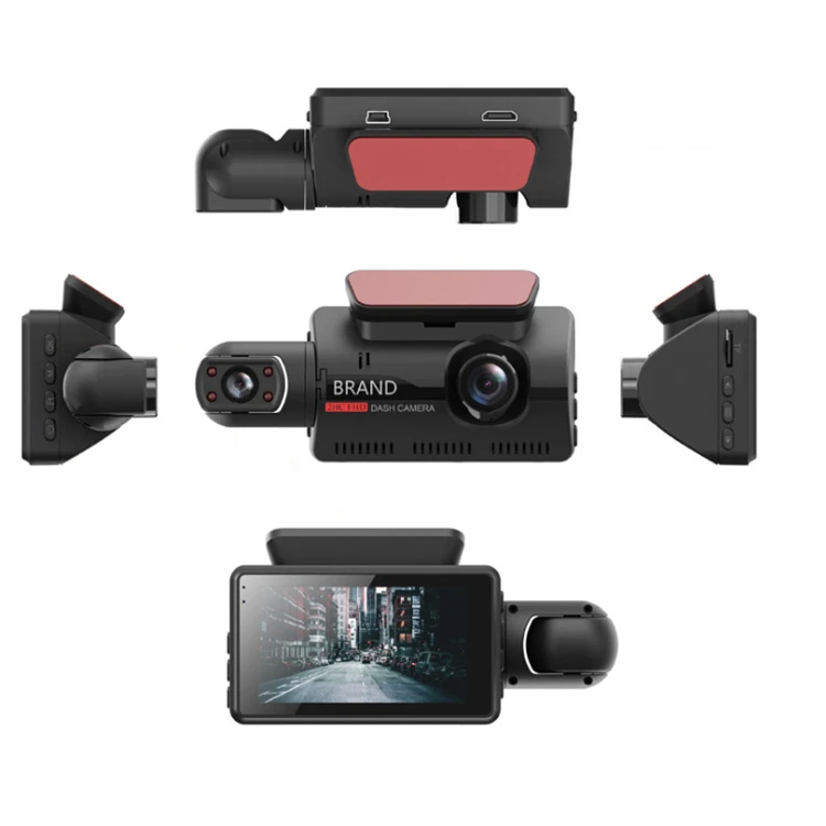 Видеорегистратор, Автомобильная камера заднего вида, 3,0 дюйма, Ips дисплей, Автомобильный регистратор, передний и задний угол 120 градусов, видеорегистратор, автомобильная камера gps