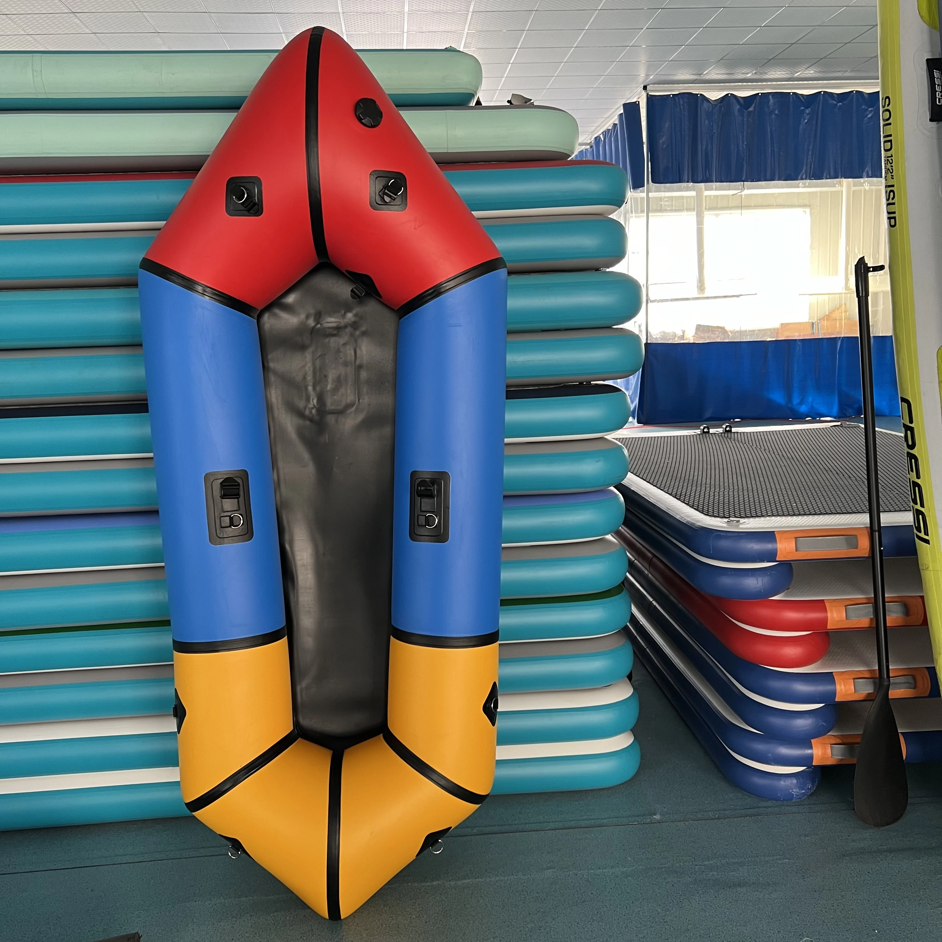 PVC/ TPU Inflatable Water Water Sport Packraft PVC Boat for 2 Person