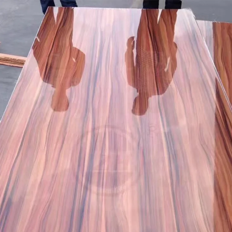 High Glossy Acrylic UV Coated Laminated Plastic PVC Plywood Sheet