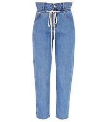 XJYD Autumn Winter Style Pantalones Jeans Women Straight Denim Harem Jeans Female Cowboy Pants