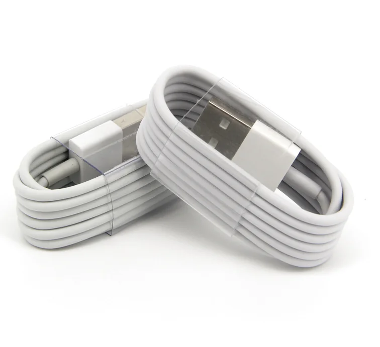 Universal 1M white USB cables for Phone 6 7 8P cheap prices USB data cables