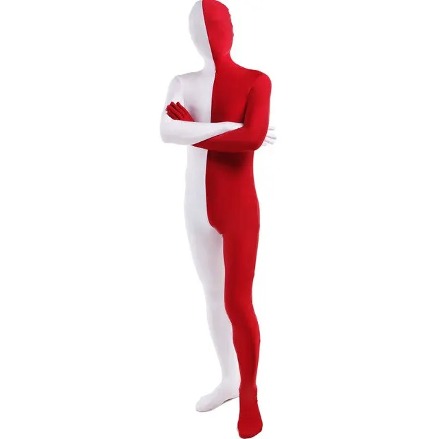 customize mix colors cheap lycra red latex catsuit zentai carsuit