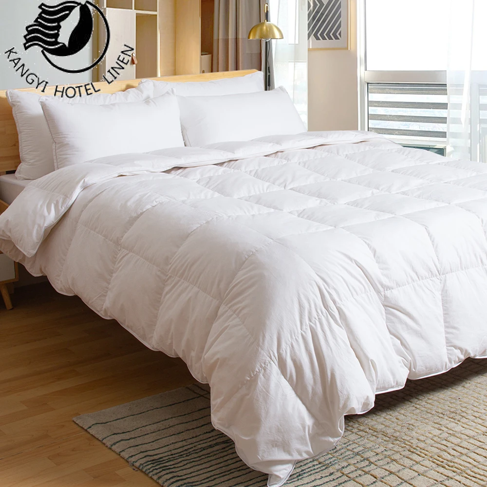 Hot Selling White Super Soft Down Alternative Summer Quilt Comforter Duvet For Home Hotel