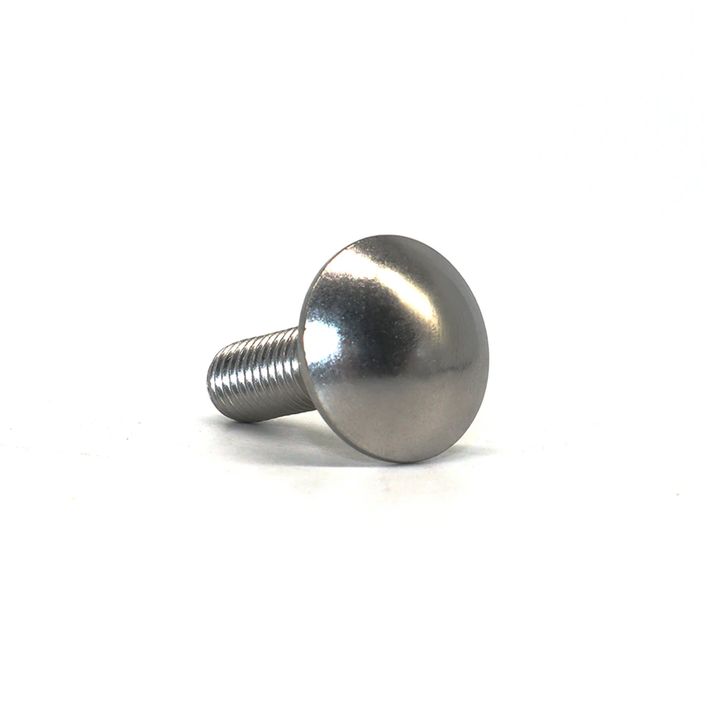 DIN 603 Carriage Binding Truss Head Screw Bolts Mushroom Round Head Square Neck Bolts Stainless Steel Screws