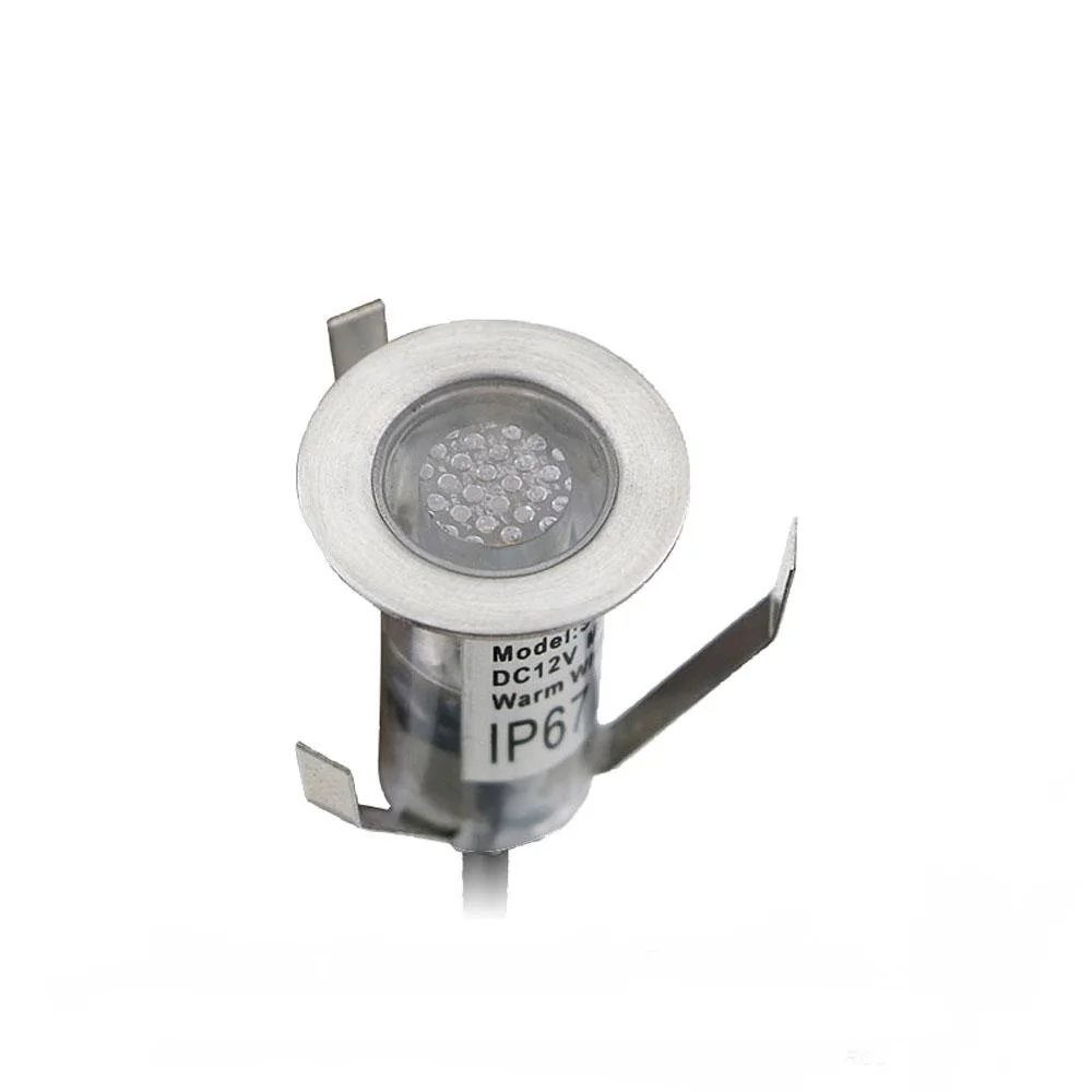 IP67 Led Garden RGB Implant Light DC12V 0.4W Mini Lane Lawn Outdoor Stairway Deck Lamps