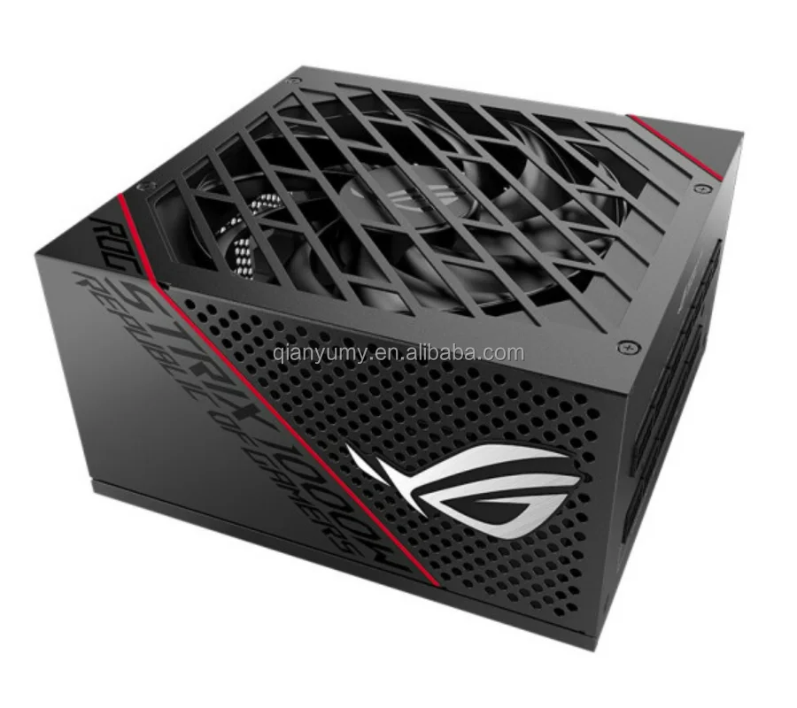 QY совершенно новый Rog Strix 1000 Вт золотой полный режим питания двойной ЦПУ источник питания/10 лет гарантии/Золотая