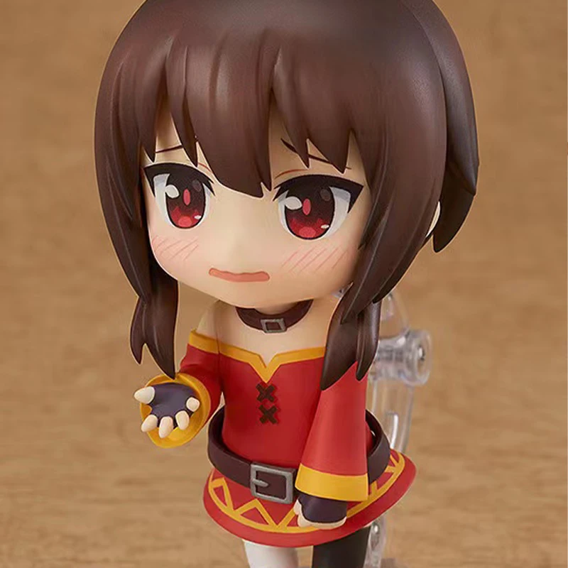 10CM Kono Subarashii Sekai ni Shukufuku wo Megumin Cosplay Cartoon Character PVC Action Figure Collection Model Toys Doll Gift