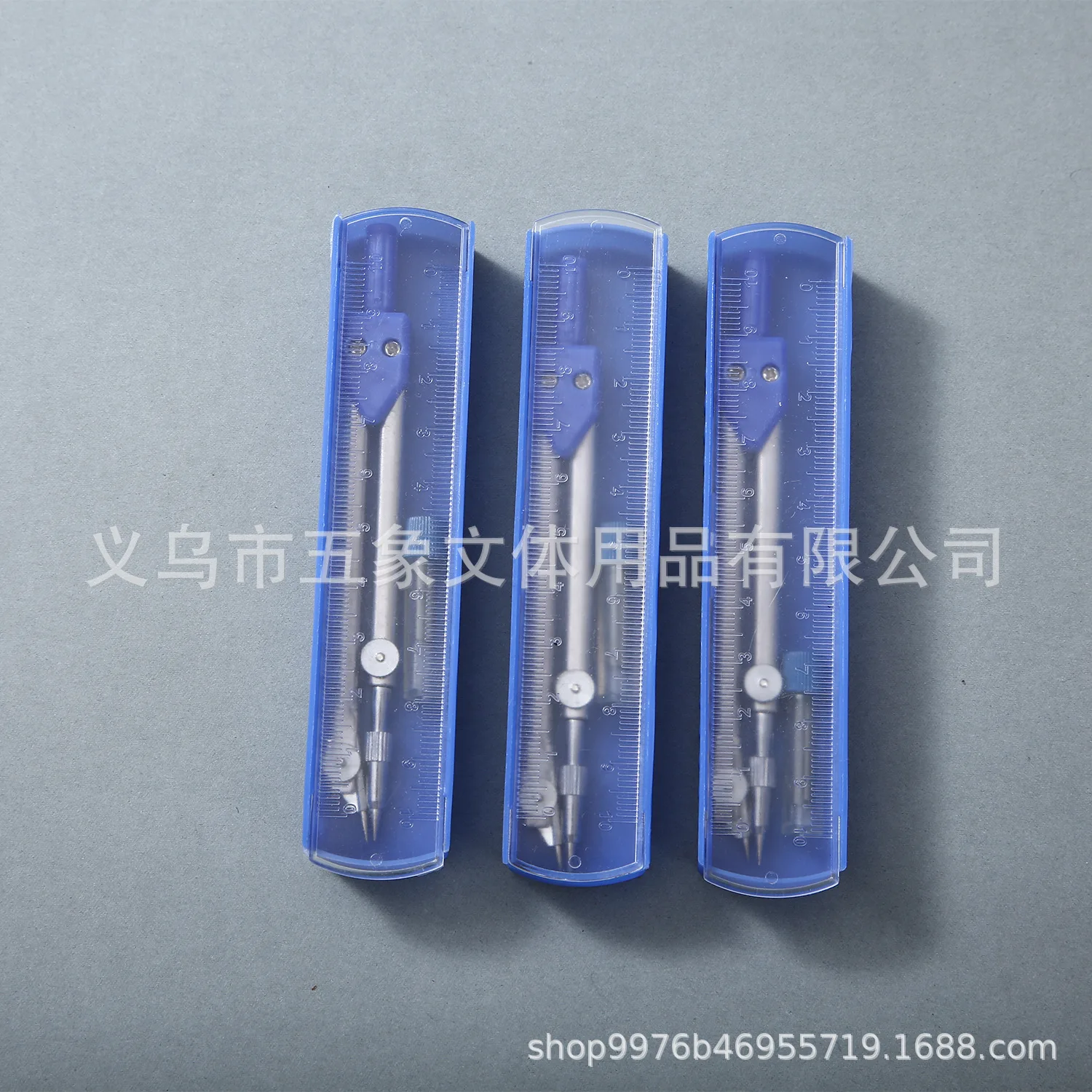 New Arrival Metal Compass Stationary Student School Drawing Tool Set with Packaging Box