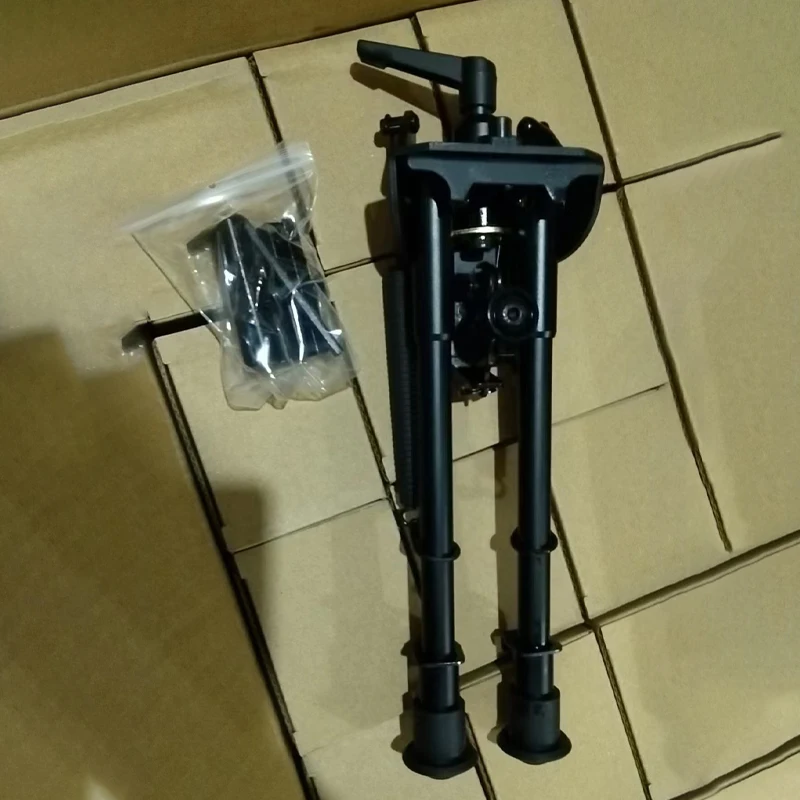 High quality tactical tripod 9-13 inches  head can swing left and right tripod with mount