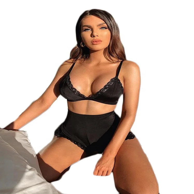 Женское нижнее белье, эротическое белье, кружевной сексуальный комплект из трусиков, женский бюстгальтер и трусики большого размера, сексуальное нижнее белье