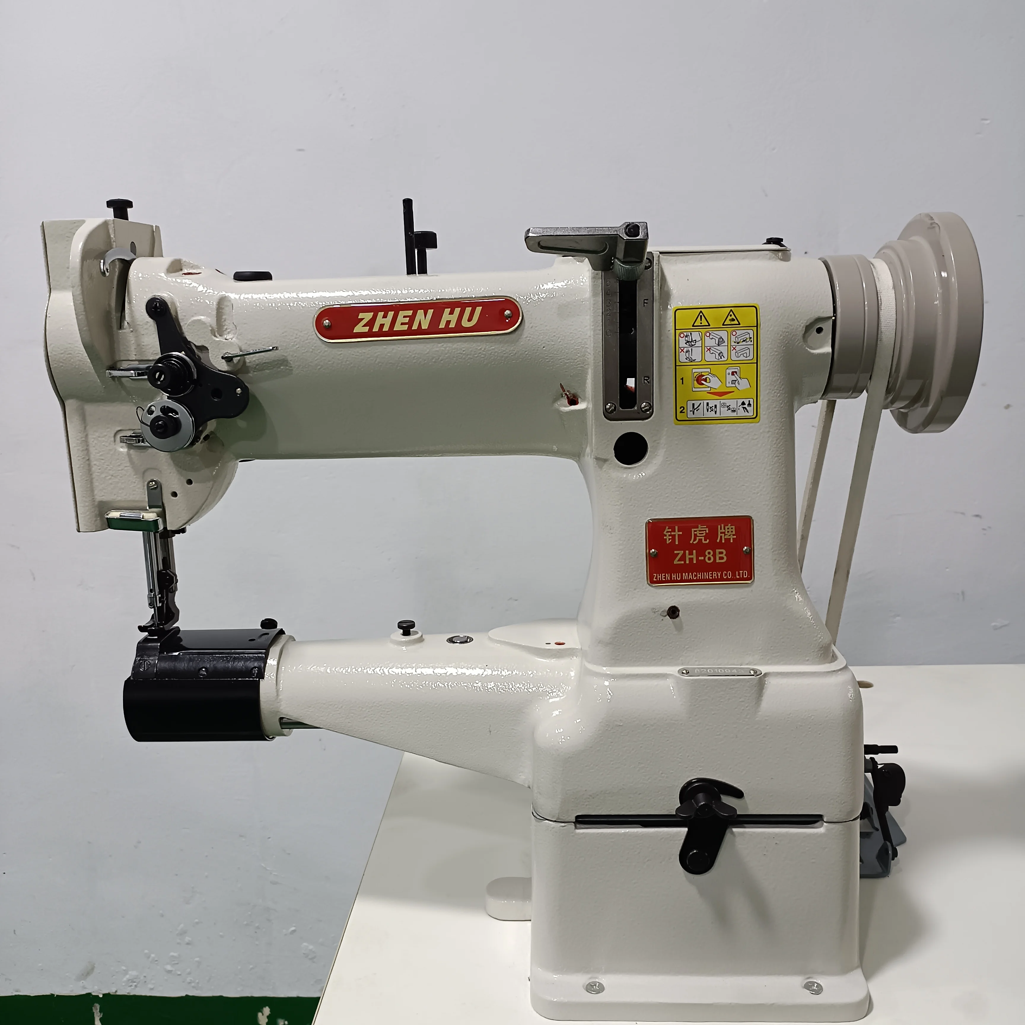 High Seam Speed Cylindrical Sewing Table Walking Foot Industrial 8b Leather Belt Bag Shoes Binding Sewing Machine