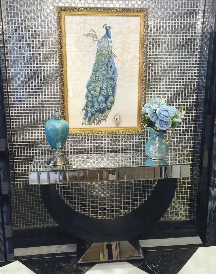 Couverts De стол De Luxe высокие свадебные центральным украшение стола из розового золота пристенный столик с зеркалом Меса Con Эспехо