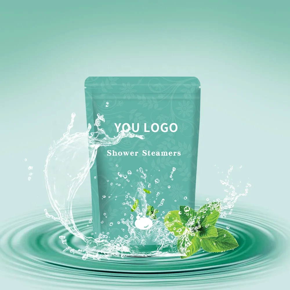 OEM Custom Shower Bombs Gift Set Organic Rose Lavender Essential Oil Aromatherapy Bath Bombs Shower Steamers