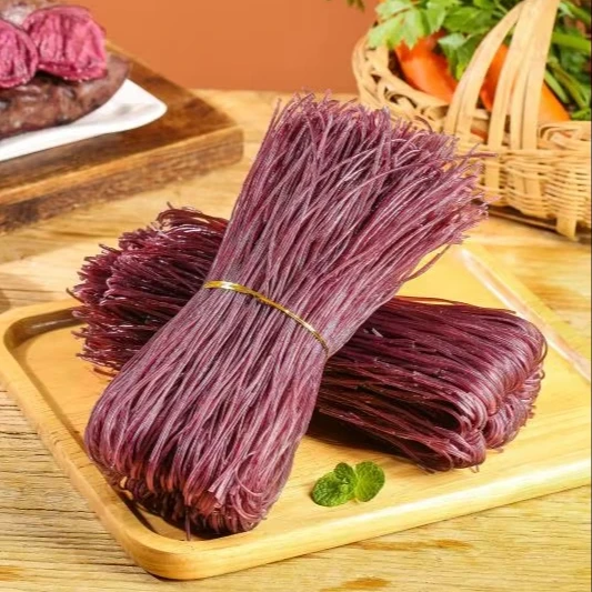 Хорошие товары, богатый и уникальный вкус, фиолетовые влажные картофельные верикели, круглые 500 г