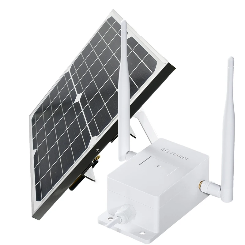 
Solar power 4G router outdoor lte wifi 3G SIM card router 4G lte SIM card to WiFi to wired network GSM Waterproof router  (1600105329707)