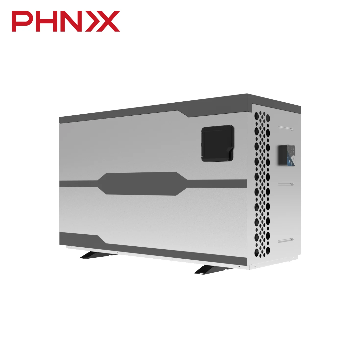 R32 Full Inverter Swimming Pool Heat Pump Pool Heating Air to Water Type Double-side Airflow Outlet Smart APP Control