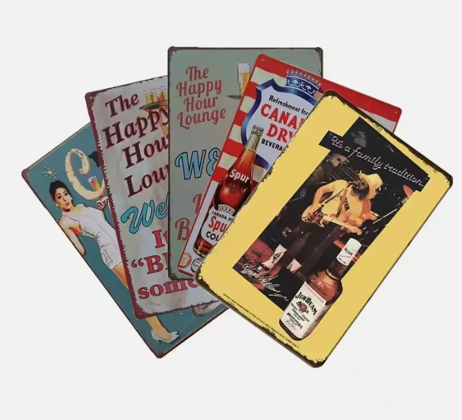 Wholesale price Beer Metal Tin Sign Vintage Customized Metal Poster Plaque Pub Bar Man Cave Club For Wall