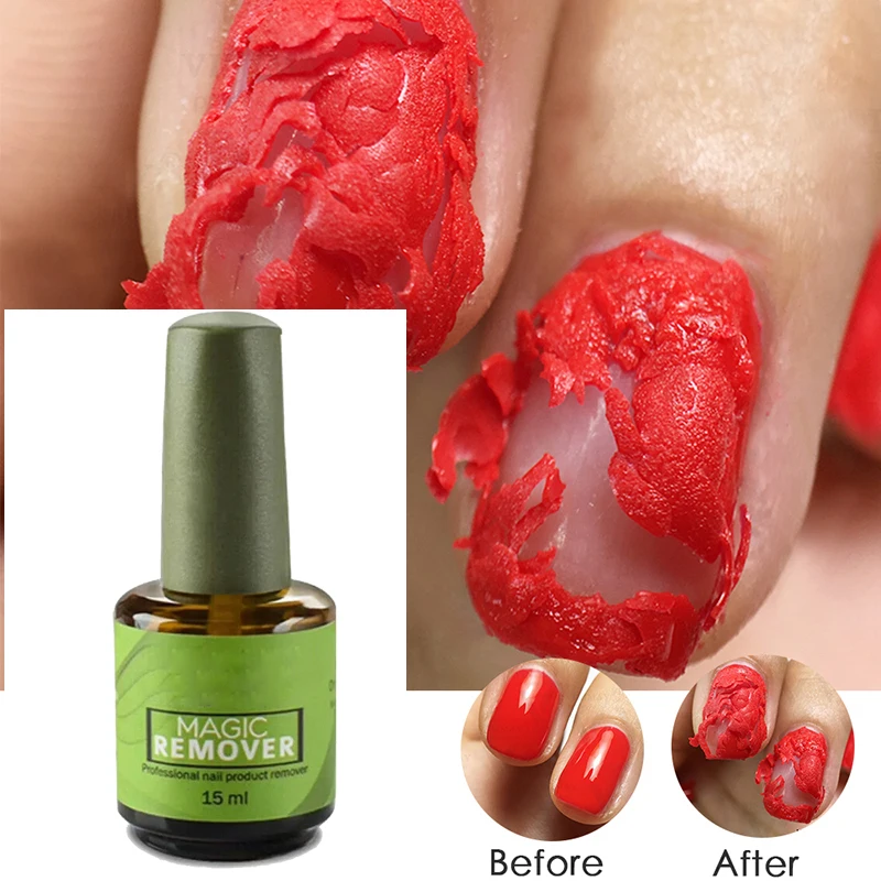 Fangkle Wholesale 15ml Nail Polish Remover UV Gel Remover Customize Logo Magic Remover