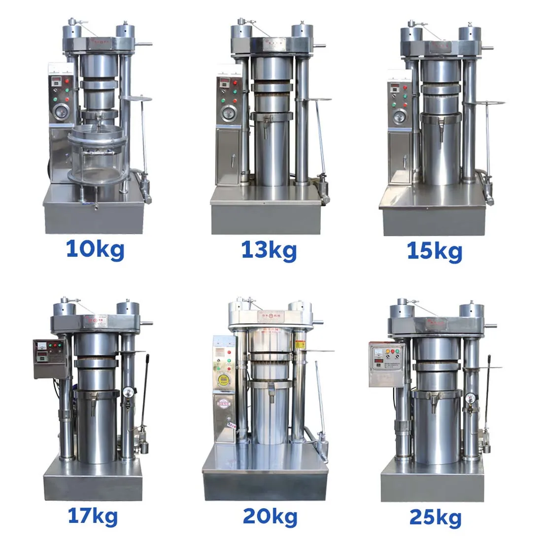 Hydraulic Cold Oil Press Machine Sesame Coconut Mustard Semi-automatic Oil Pressers Extraction Chili Peanut Walnut Cocoa butter