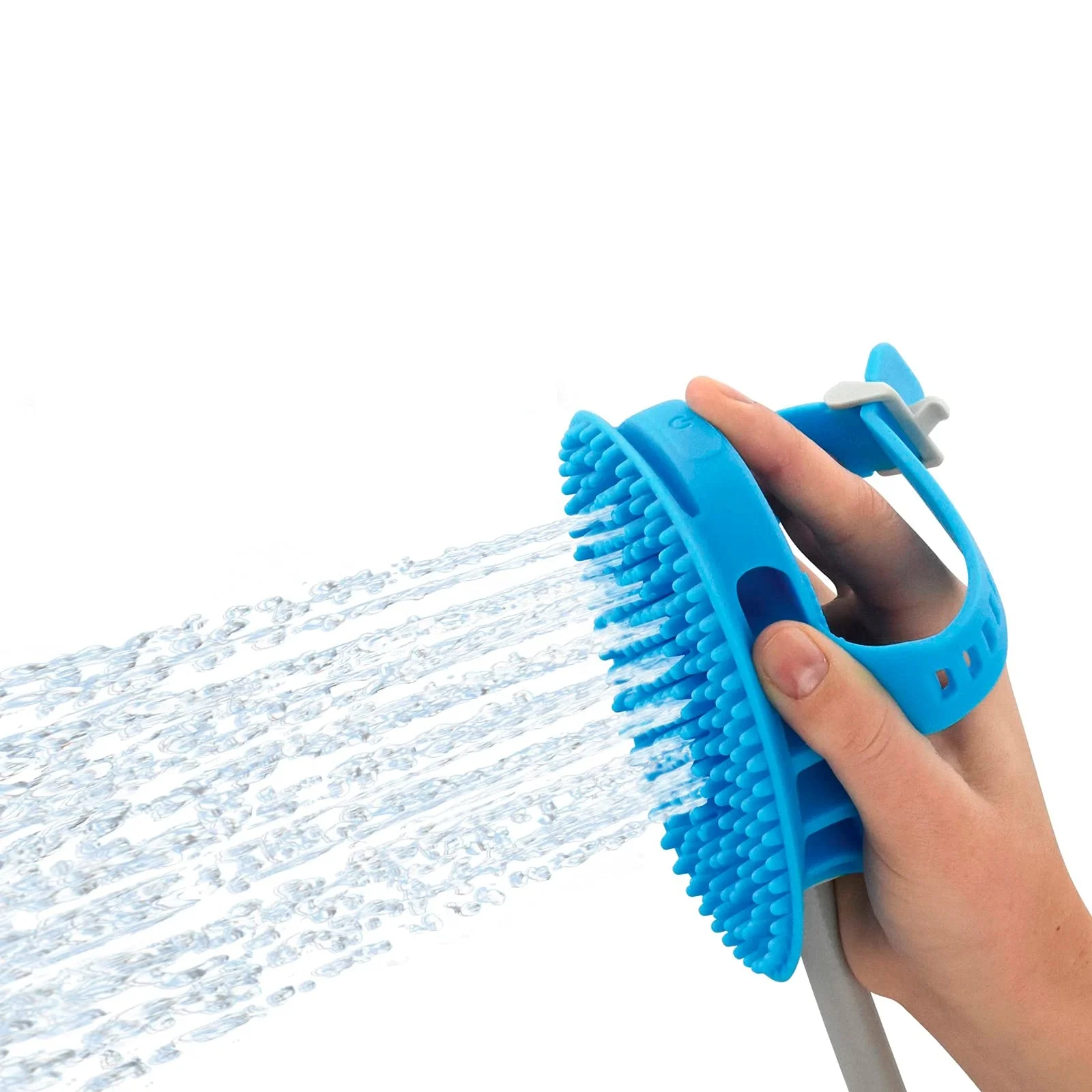 High Quality Multi-function Horse and Dog Grooming Tool, Curry Comb, Sprayer and Scrubber All in One - for Horse and Dog Bathing