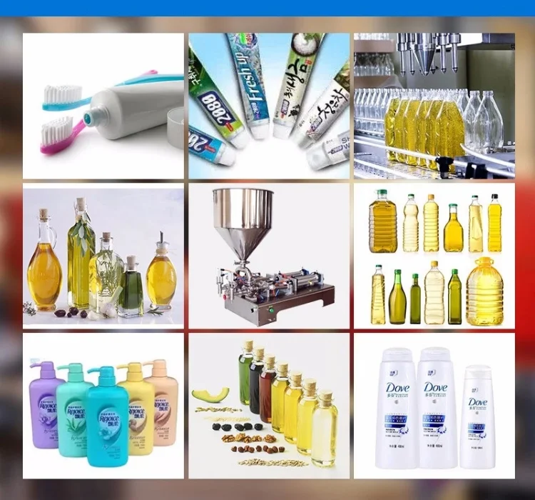 Double Heads Material Filling Machine Foods Packaging Equipment Bottle Filler ointment or Liquids Filler Supply