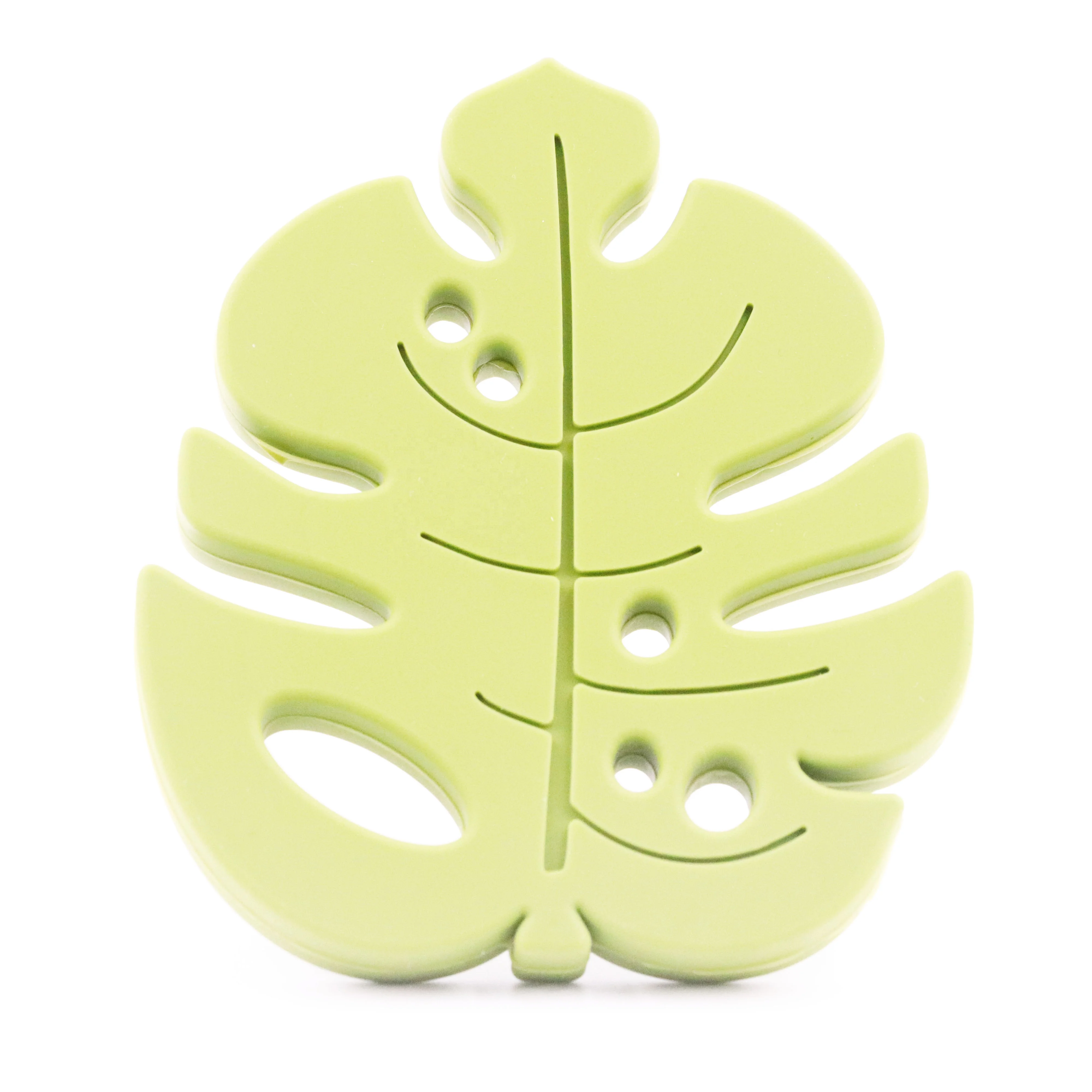 New Design Cute Turtle Leaf Silicone Teething Baby Teether Toys