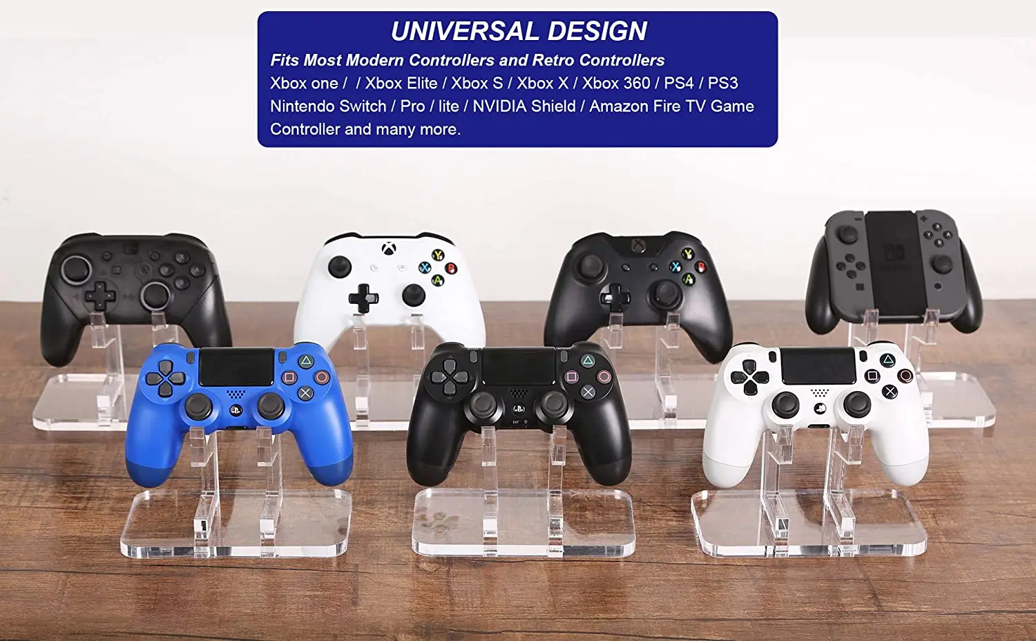 Акриловый Универсальный держатель для игрового контроллера подставка Xbox ONE PS4 PS5 STEAM Switch универсальный игровой контроллер ПК