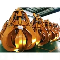 orange peel lotus grab electric hydraulic grapples