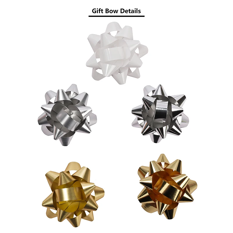 
Made in Vietnam Christmas Gift Packaging Pp Ribbon Gift Bow for Christmas Party Decoration 